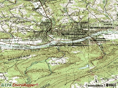 Duboistown topographic map
