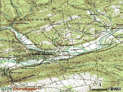 Dunnstown topographic map