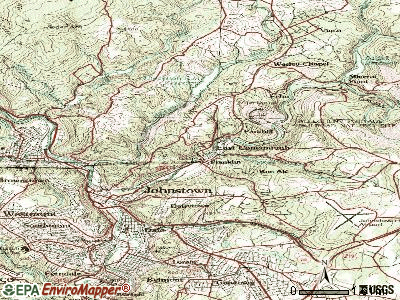 East Conemaugh topographic map