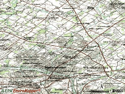 East Norriton topographic map