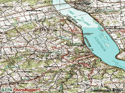 East Prospect topographic map