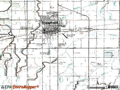 Home Garden topographic map