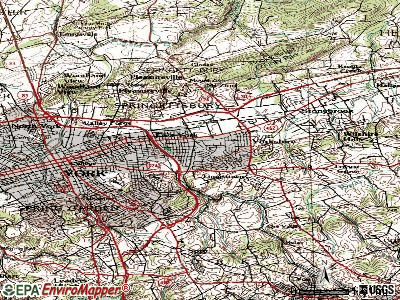East York topographic map