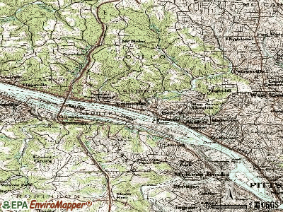 Emsworth topographic map