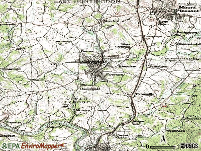 Everson topographic map