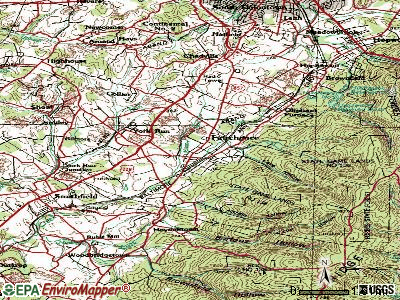 Fairchance topographic map