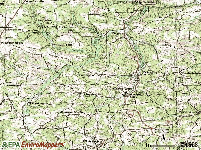 Fairview topographic map