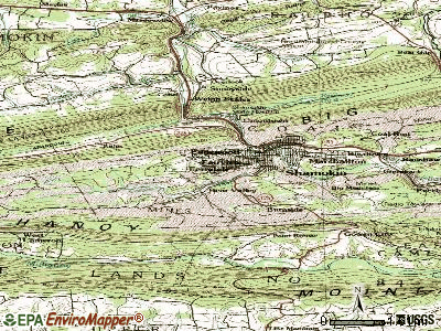 Fairview-Ferndale topographic map