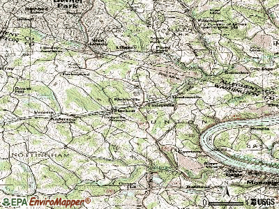 Finleyville topographic map