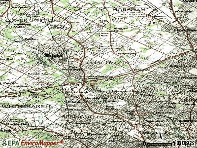 Forksville topographic map
