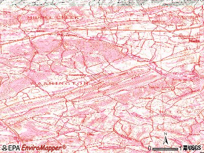 Freeburg topographic map