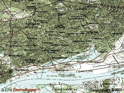 Glenolden topographic map