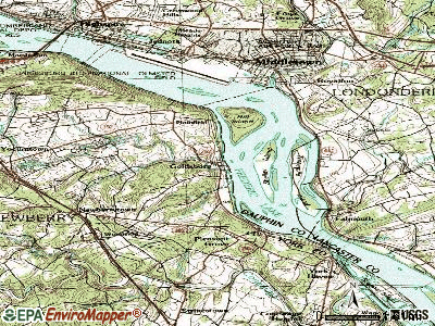 Goldsboro topographic map