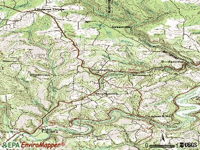 Grampian topographic map