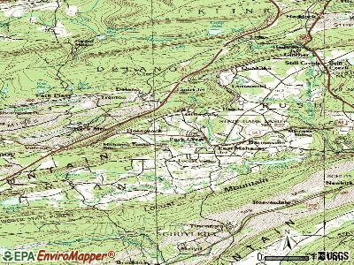 Grier City-Park Crest topographic map