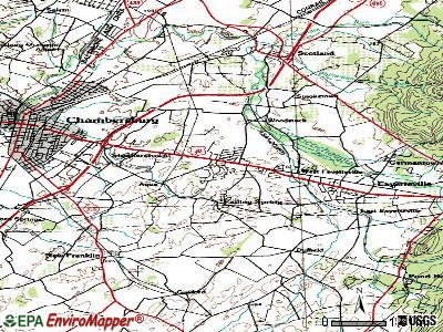 Guilford topographic map