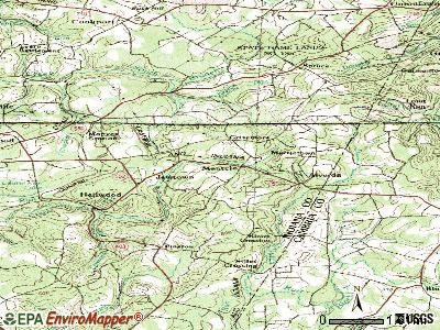 Heilwood topographic map