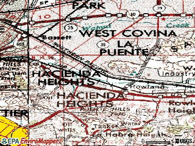 Industry topographic map