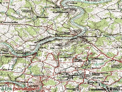 Homeacre-Lyndora topographic map