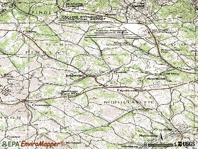 Imperial-Enlow topographic map