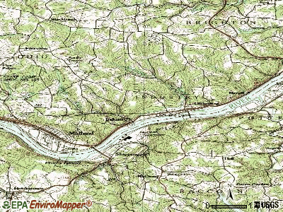 Industry topographic map