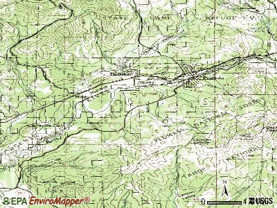 Iron Horse topographic map