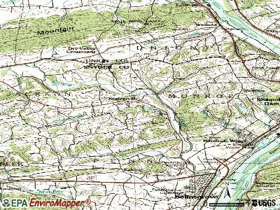 Kratzerville topographic map