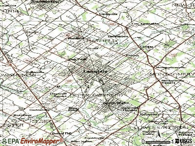 Lansdale topographic map
