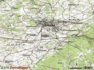 Lawson Heights topographic map