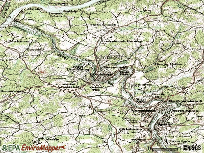 Leechburg topographic map