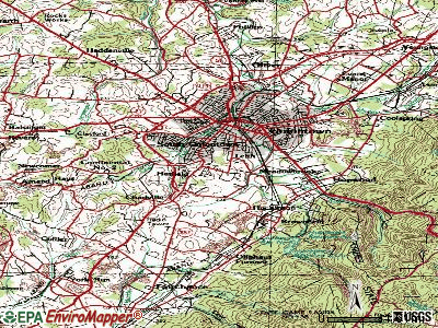 Leith-Hatfield topographic map