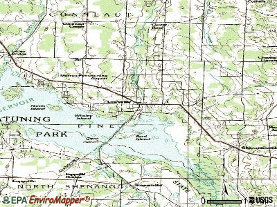 Linesville topographic map