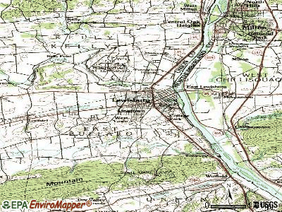 Linntown topographic map