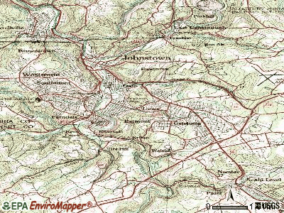 Lorain topographic map