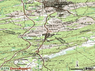 McAdoo topographic map