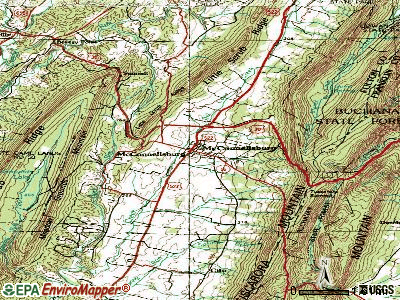 McConnellsburg topographic map