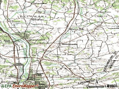 McEwensville topographic map