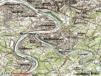 McKeesport topographic map
