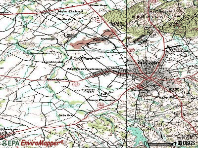 McSherrystown topographic map