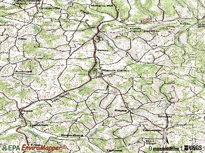 Marion Center topographic map