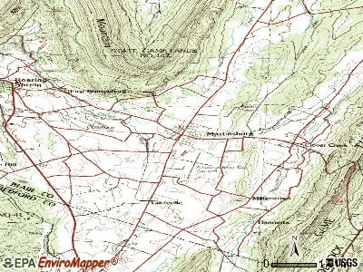Martinsburg topographic map