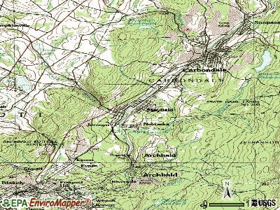Mayfield topographic map