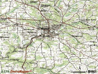 Meadowood topographic map