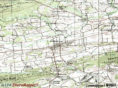Mifflintown topographic map