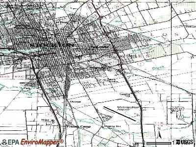 Kennedy topographic map