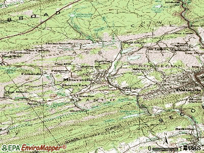 Mohnton topographic map