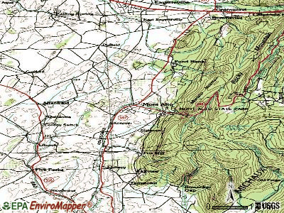 Montgomery topographic map