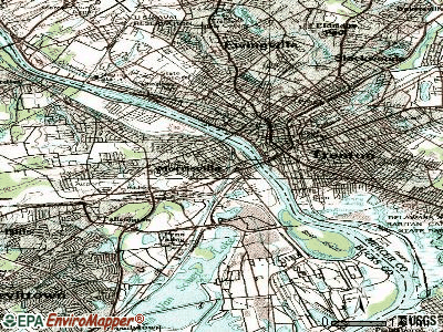 Morrisville topographic map