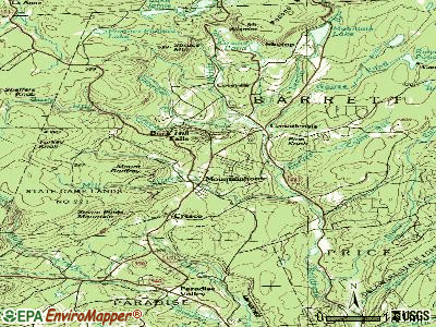 Mountainhome topographic map