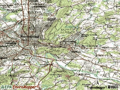 Mount Penn topographic map